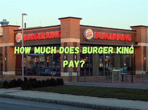 99 per hour for Kitchen Team Member to 17. . How much does burger king pay